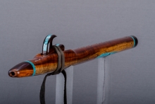 Koa Native American Flute, Minor, Mid F#-4, #J36F (1)
